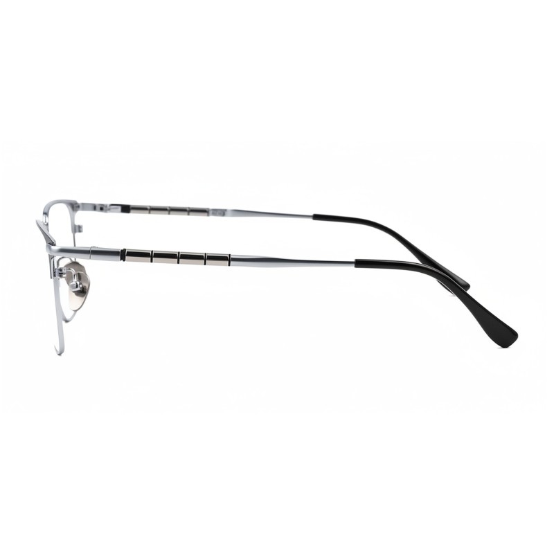 Browline Black/Silver Eyeglasses