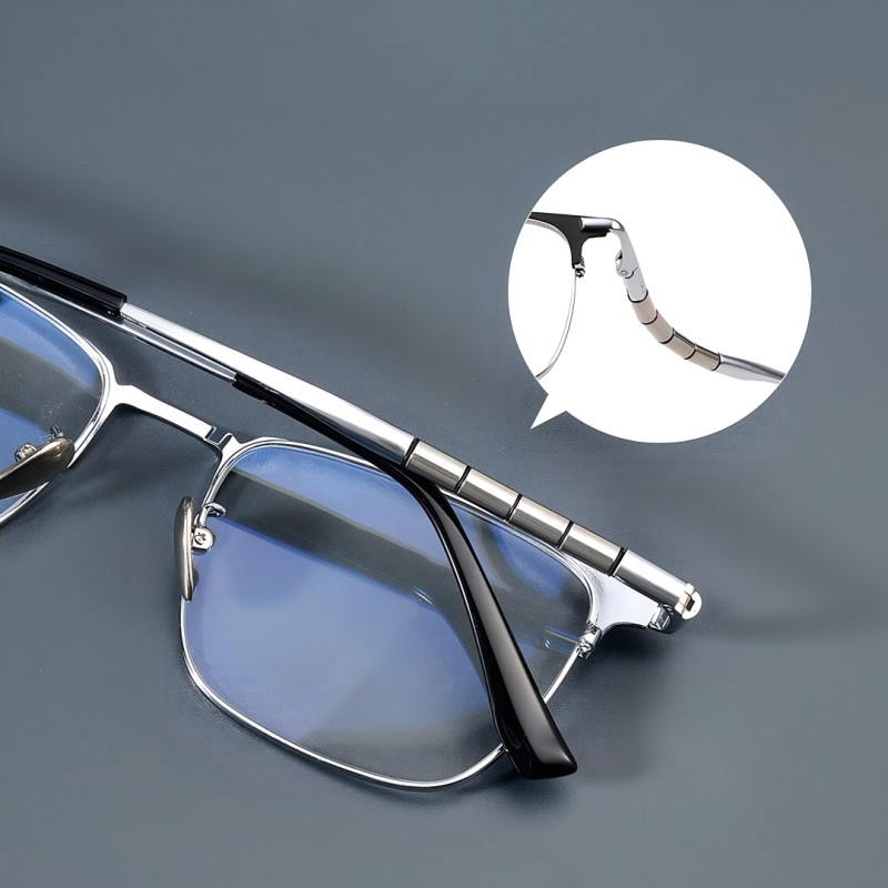 Browline Black/Silver Eyeglasses