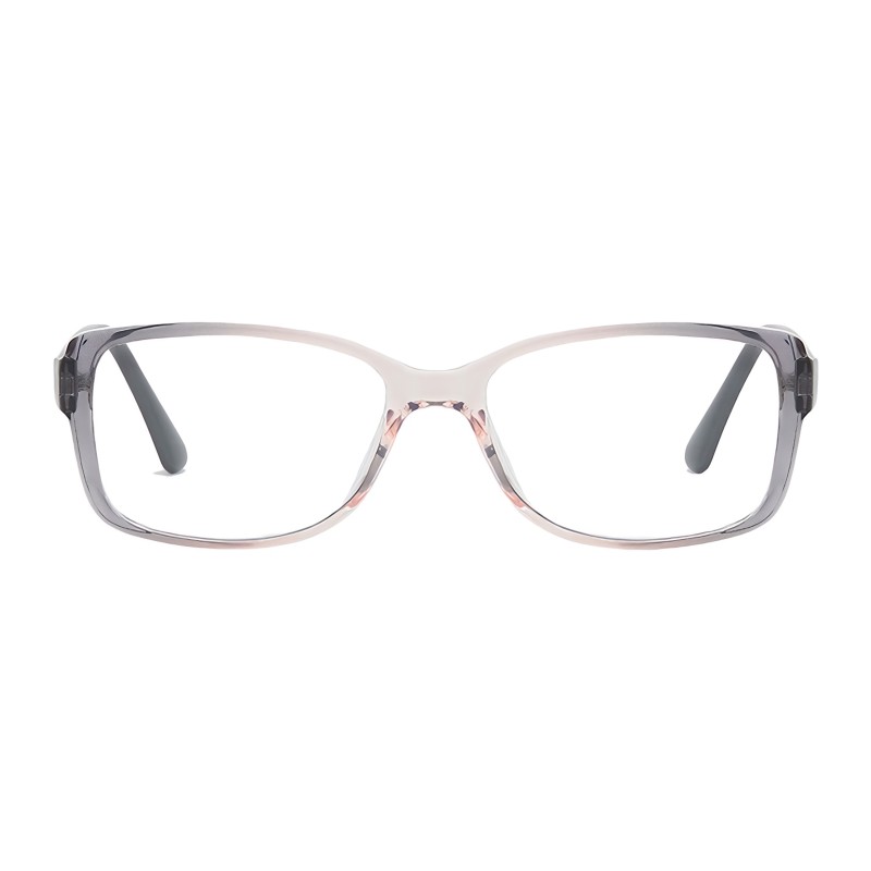 Rectangle Gray Eyeglasses