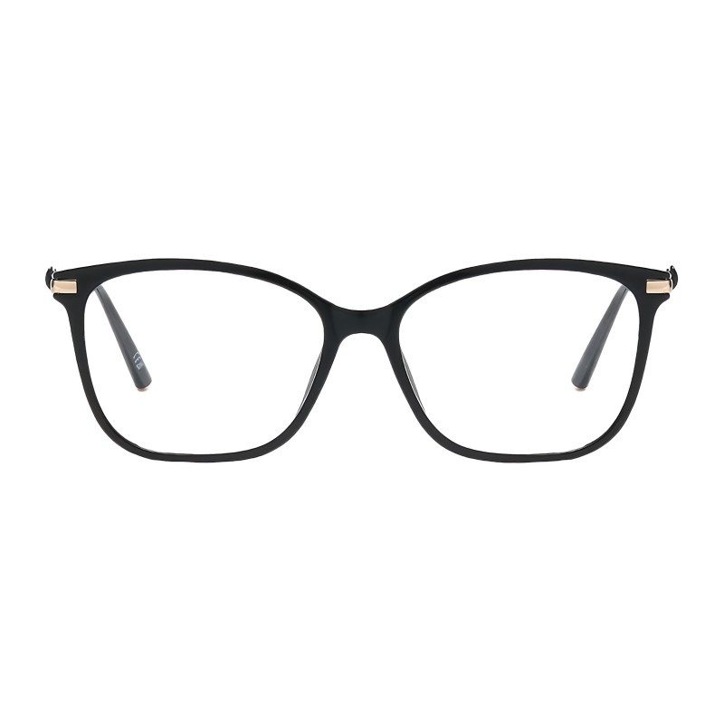 Square Black Eyeglasses