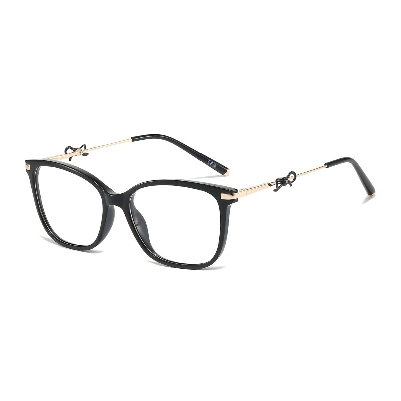 Square Black Eyeglasses