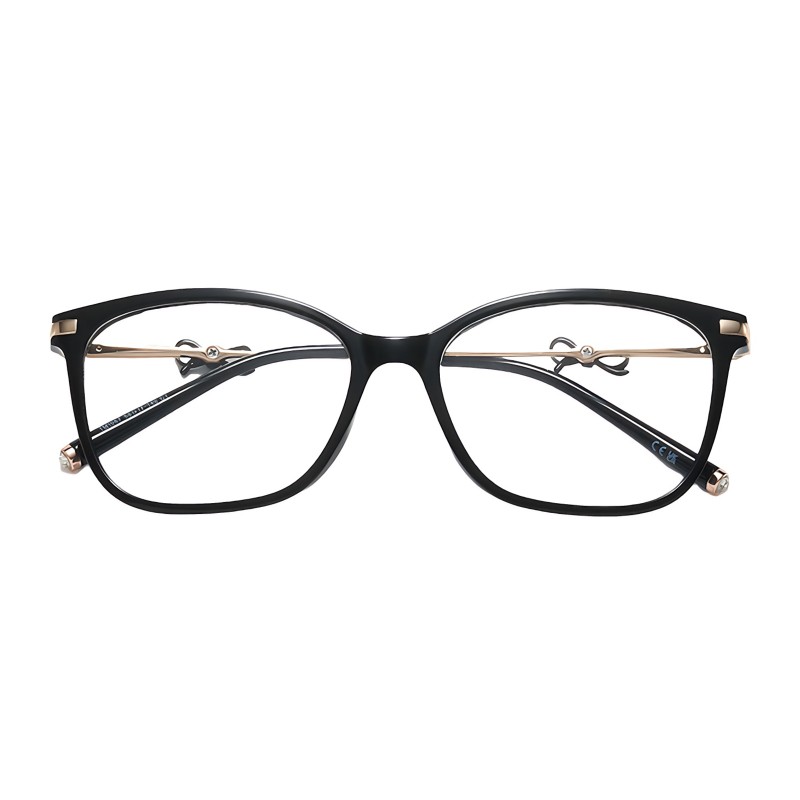 Square Black Eyeglasses