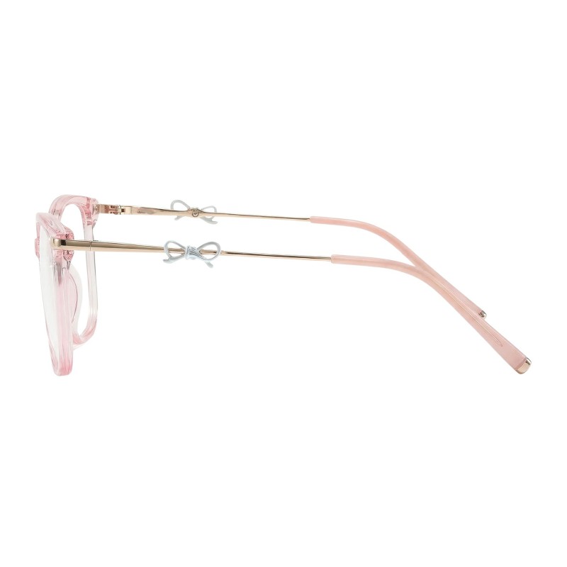 Square Pink Eyeglasses
