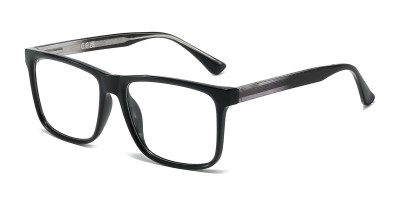 Rectangle Black Eyeglasses