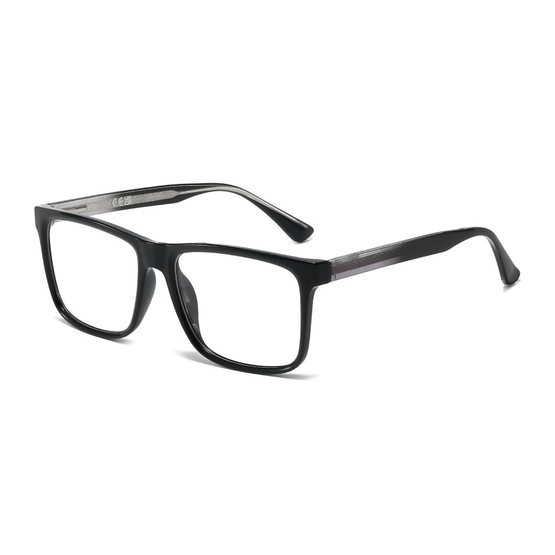 Rectangle Black Eyeglasses
