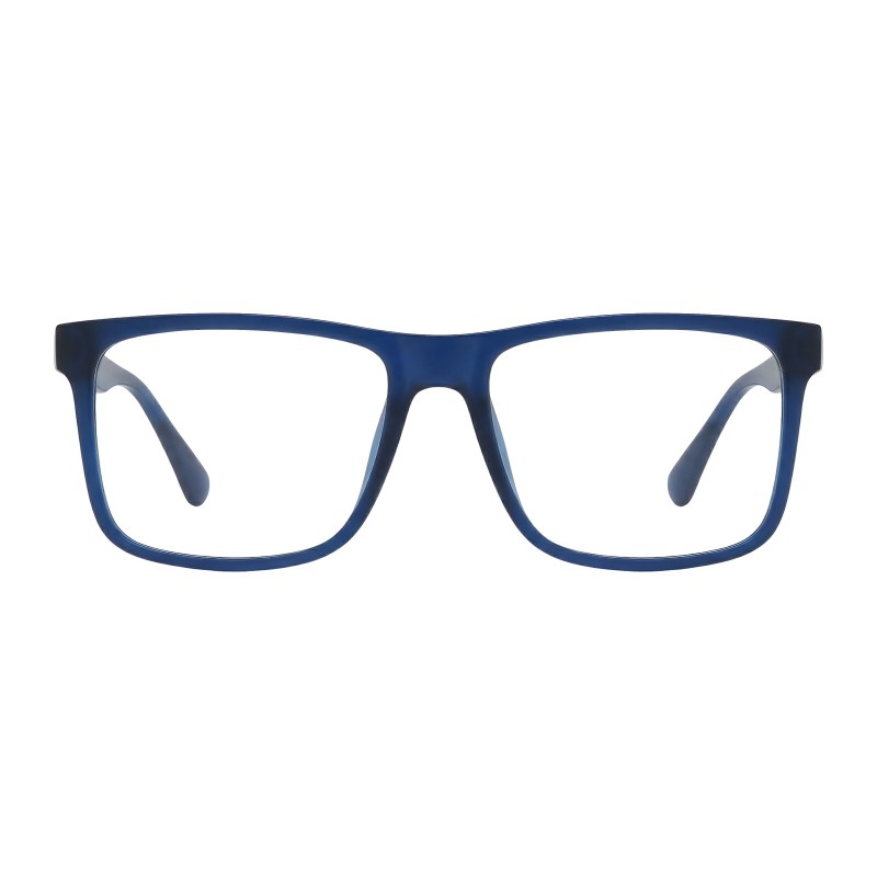 Rectangle Blue Eyeglasses
