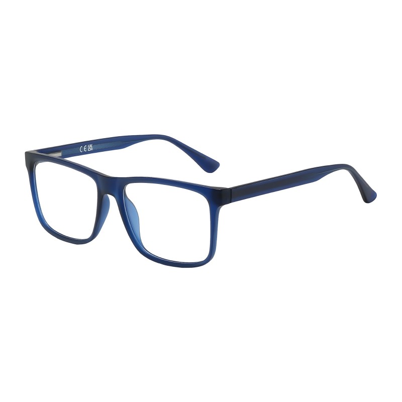 Rectangle Blue Eyeglasses