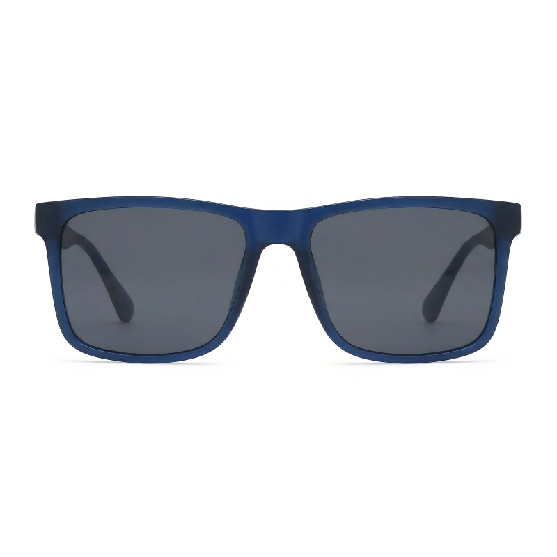 Rectangle Blue Eyeglasses