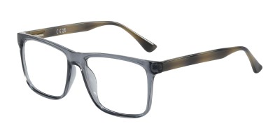 Rectangle Gray Eyeglasses