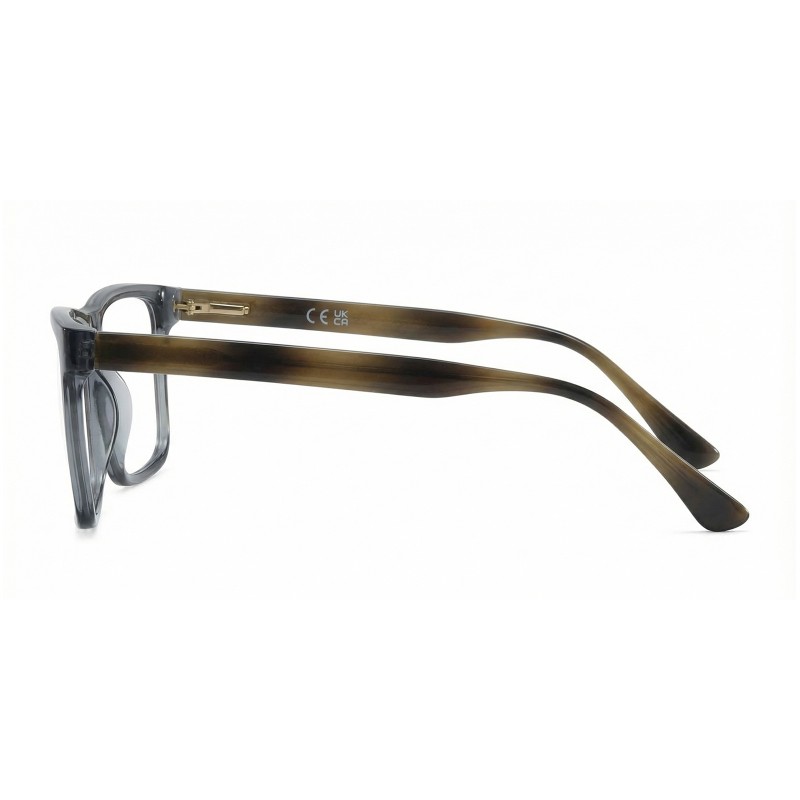 Rectangle Gray Eyeglasses