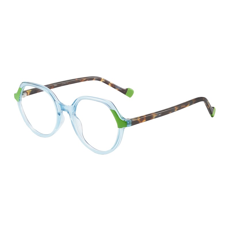 Round Green Eyeglasses