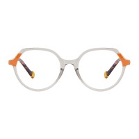 Quill - Round Orange Eyeglasses