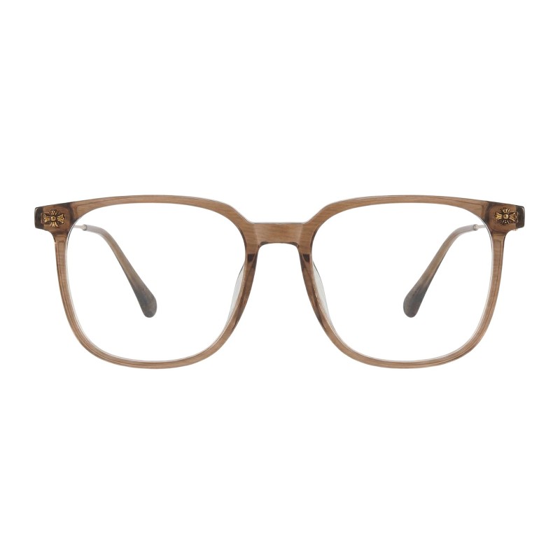 Square Light Mocha Eyeglasses