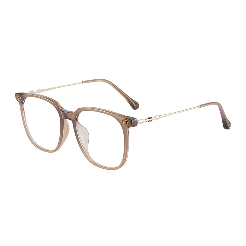 Square Light Mocha Eyeglasses