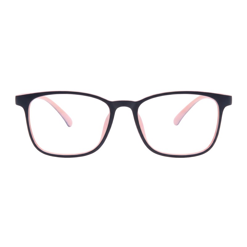 Rectangle Pink Eyeglasses