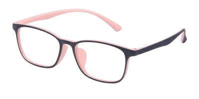 Rectangle Pink Eyeglasses