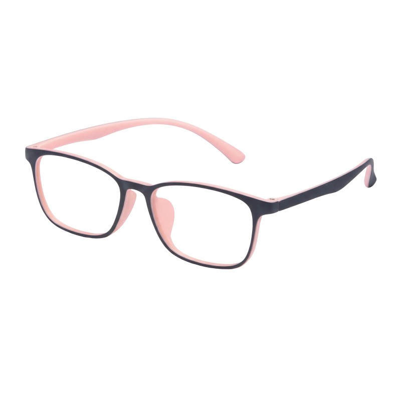 Rectangle Pink Eyeglasses