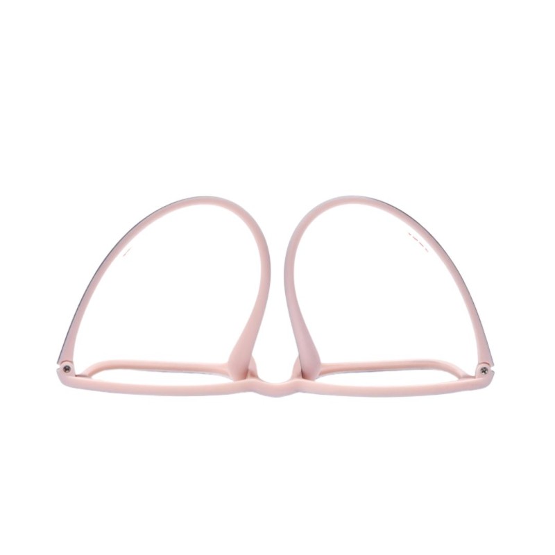 Rectangle Pink Eyeglasses