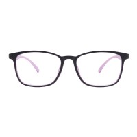 Rectangle Purple Eyeglasses
