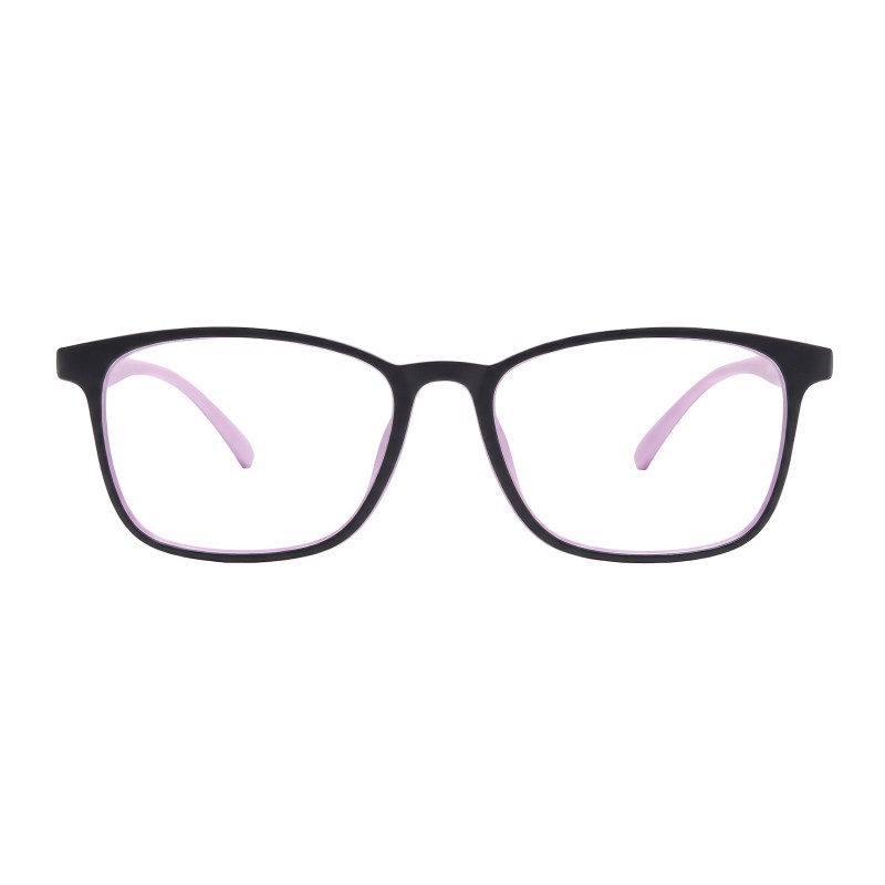 Rectangle Purple Eyeglasses