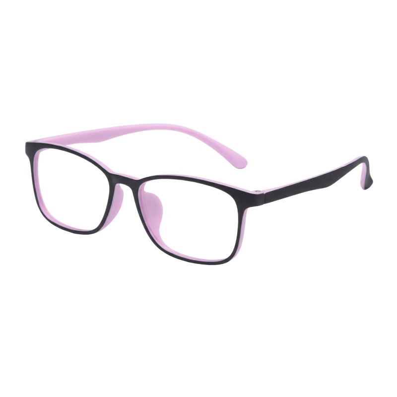 Rectangle Purple Eyeglasses