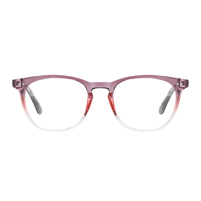 Round Pink Eyeglasses