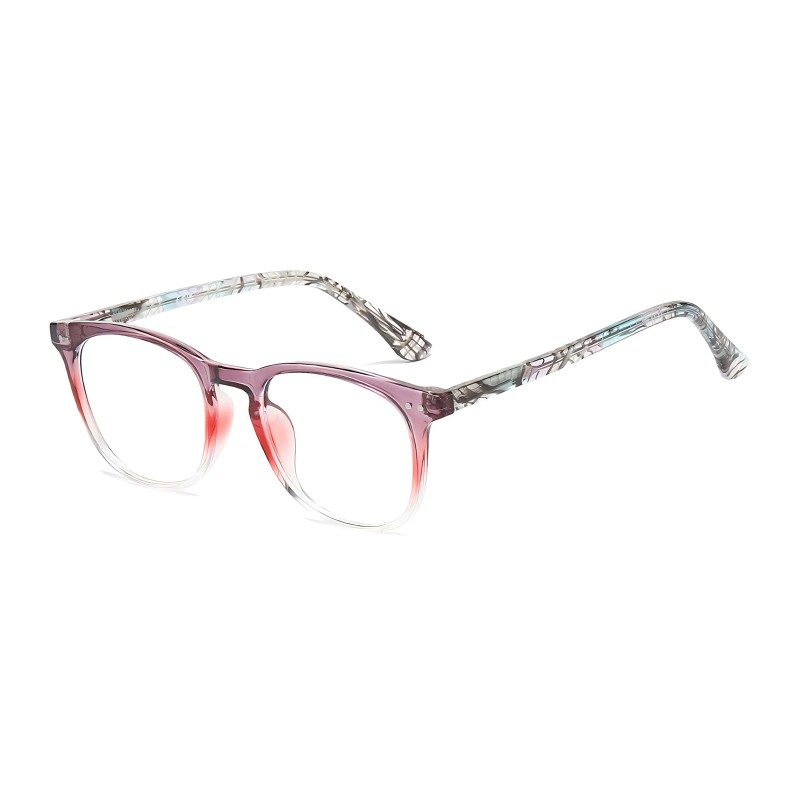 Round Pink Eyeglasses