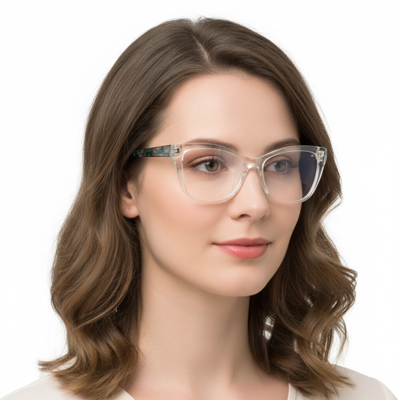 Cat Eye Clear Eyeglasses