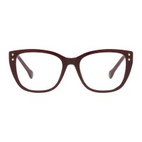 Douglas - Cat Eye Burgundy Eyeglasses
