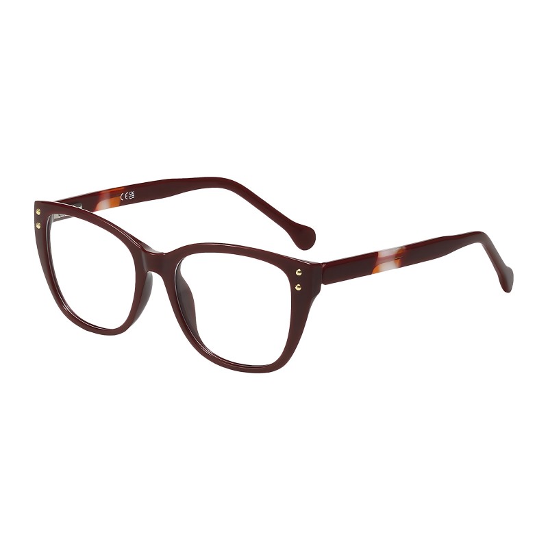 Cat Eye Burgundy Eyeglasses