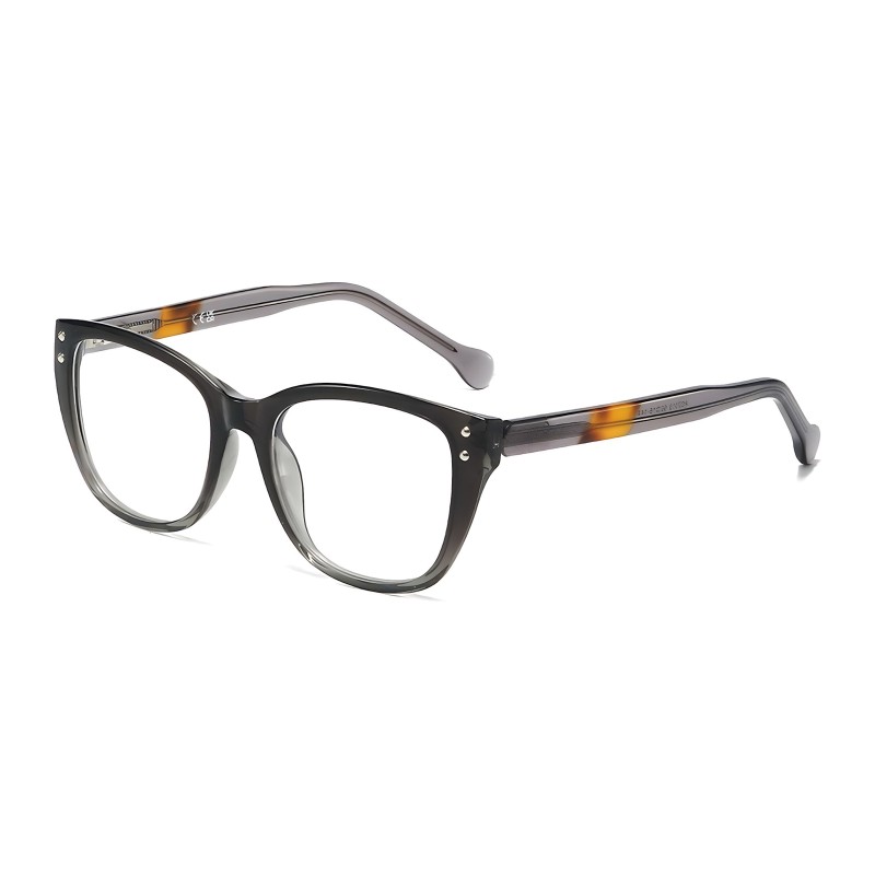 Cat Eye Gray Eyeglasses