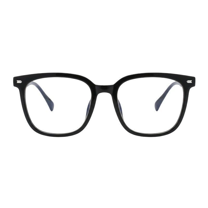 Square Black Eyeglasses