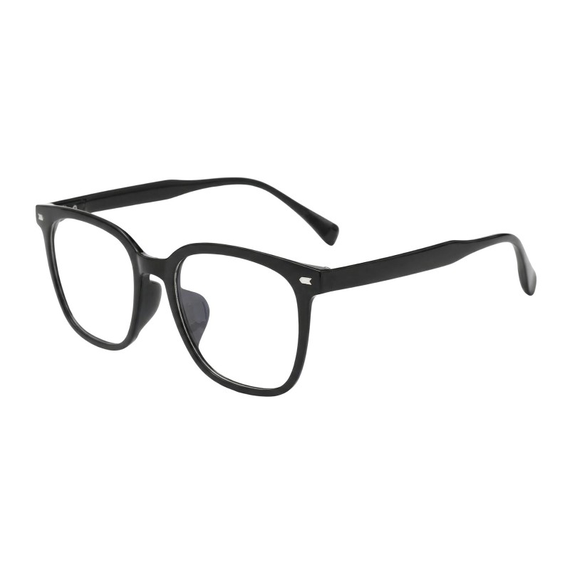 Square Black Eyeglasses