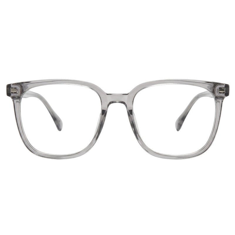 Square Light Gray Eyeglasses