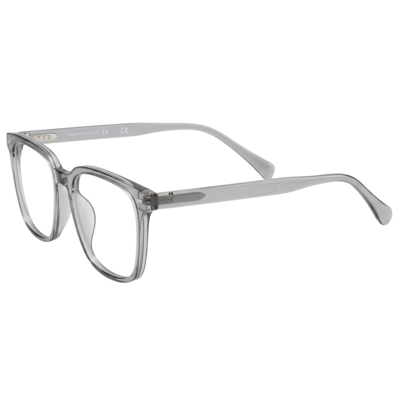 Square Light Gray Eyeglasses