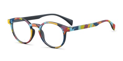 Round Multicolor Eyeglasses