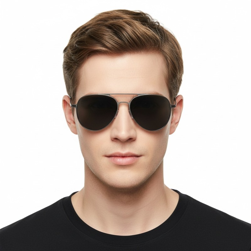 Aviator Black Sunglasses
