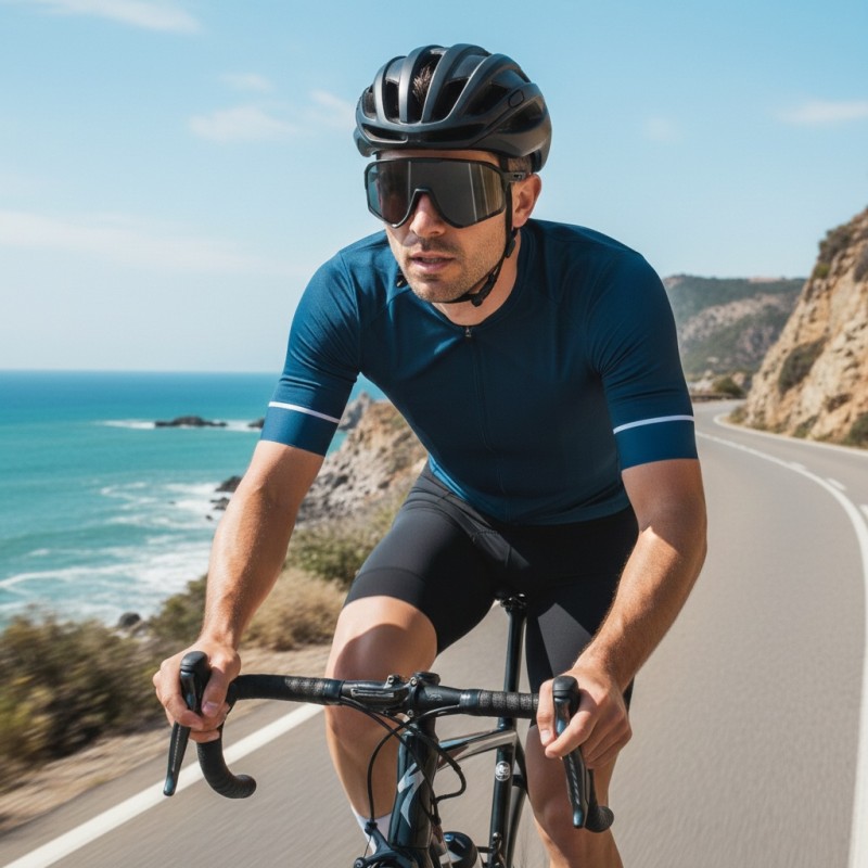 Black Sport Performance Sunglasses