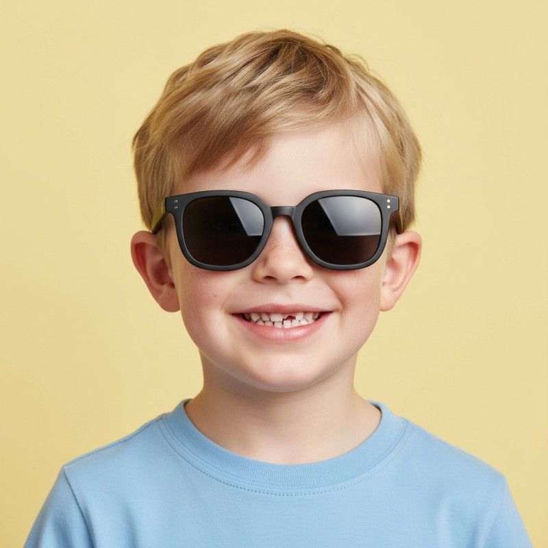 Rectangle Black Sunglasses 