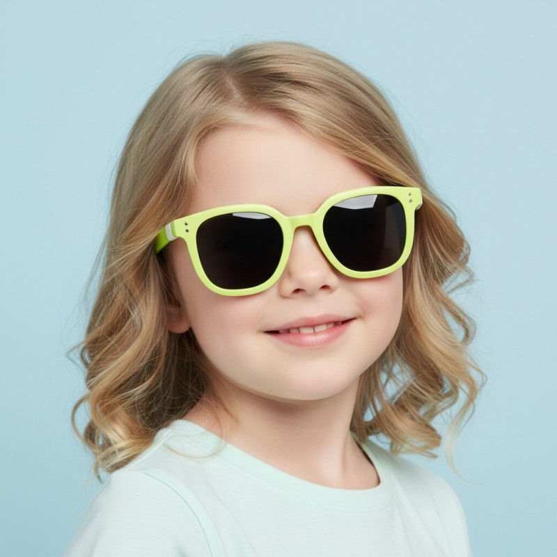 Rectangle Green Sunglasses 