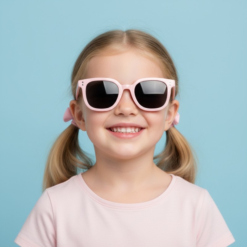 Rectangle Pink Sunglasses 