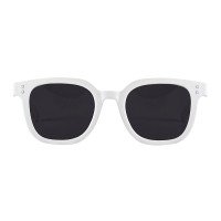 Kimberly - Rectangle White Sunglasses 
