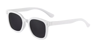 Rectangle White Sunglasses 