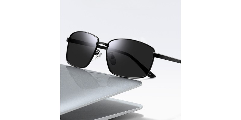 Vincent Black Rectangle Sunglasses additional view