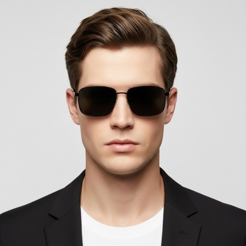 Rectangle Black Eyeglasses