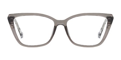 Cat Eye Gray Eyeglasses