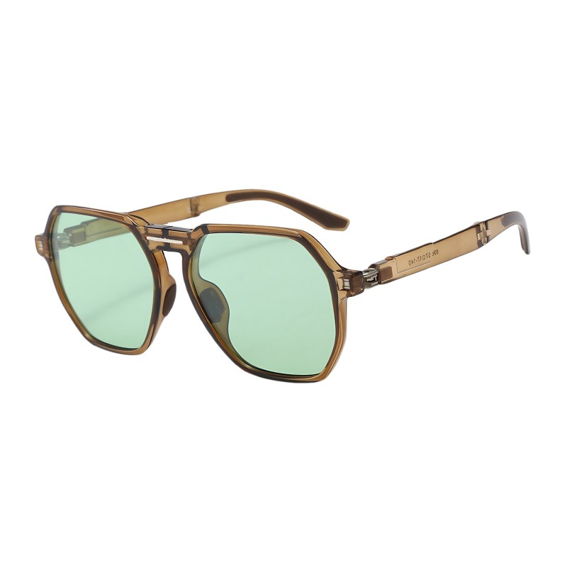 Polygon Brown Sunglasses