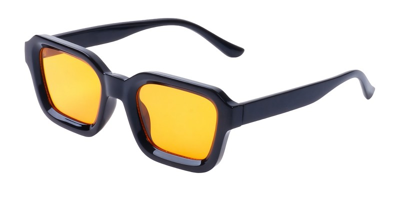 Ophelia Black Square Sunglasses additional view