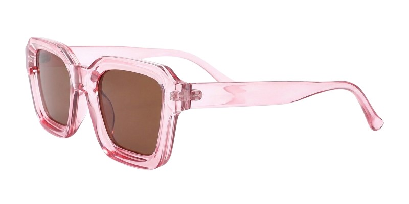Ophelia Pink Square Sunglasses additional view