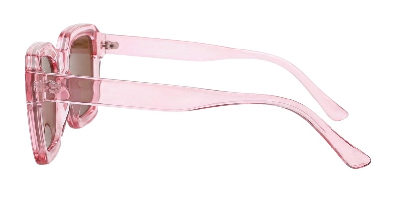 Ophelia Pink Square Sunglasses additional view